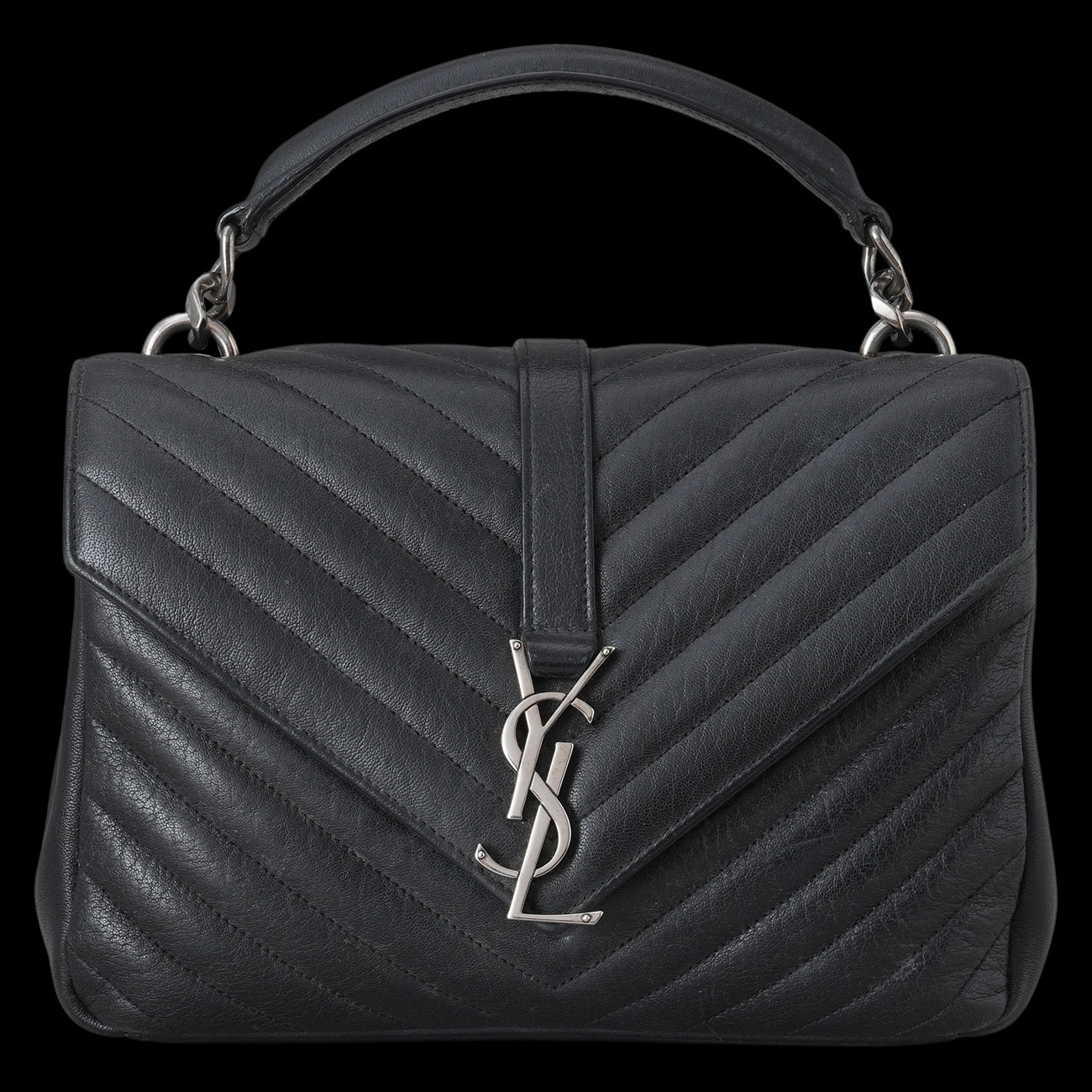 YVES SAINT LAURENT(USED)생로랑 392737 모노그램 컬리지